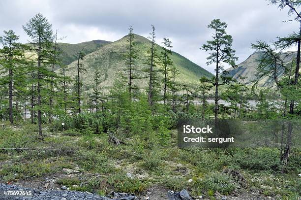 Mountains Of Yakutia In The Late Summer Stock Photo - Download Image Now - Adventure, Boulder - Rock, Cloud - Sky