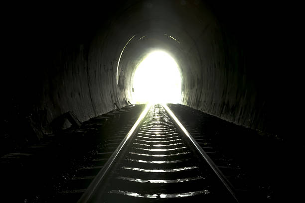 istock Light at end of tunnel 475696286