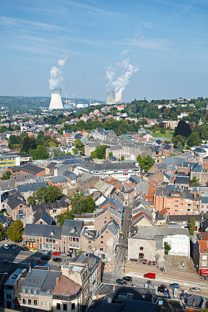 huy e tihange, belgio - tihange foto e immagini stock