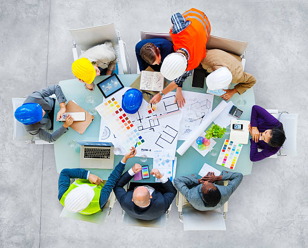 istock Architects and Designers Working in the Office 475699722