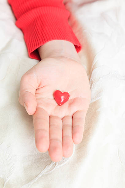 istock Heart symbol in woman hands 475701059