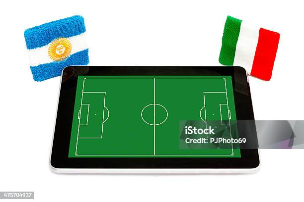 Piłka Nożna Zdarzeń Na Tablet - zdjęcia stockowe i więcej obrazów Argentyna - Argentyna, Kultura włoska, Piłka nożna - Sport drużynowy