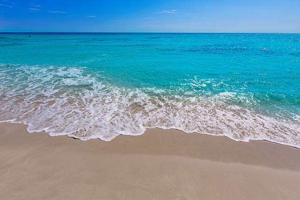 istock Alaior Cala Son Bou in Menorca turquoise beach at Balearic 475709356