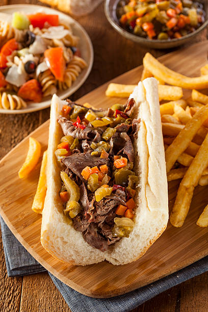 istock Hearty Italian Beef Sandwich 475709489