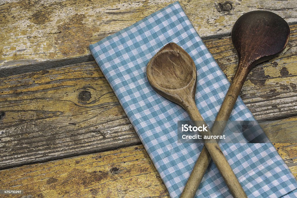 Deux Cuillère en bois - Photo de Aliment libre de droits