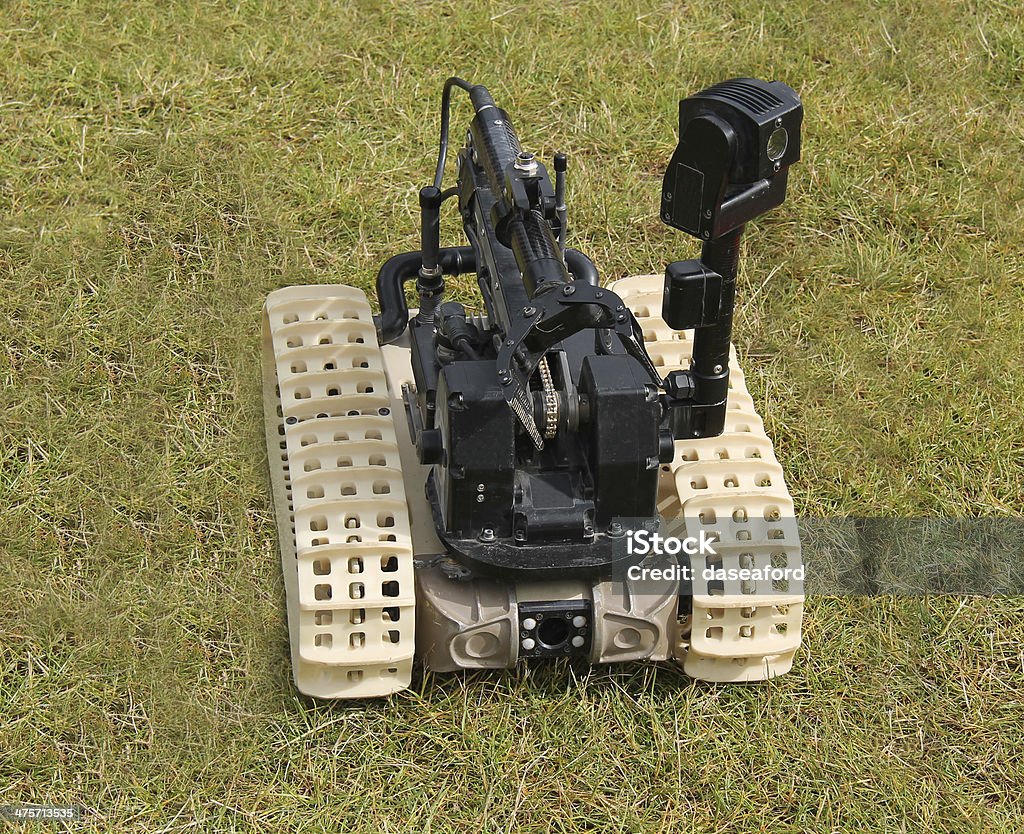 Bomb Disposal. A Bomb Disposal Remote Control Robot Device. Bomb Stock Photo