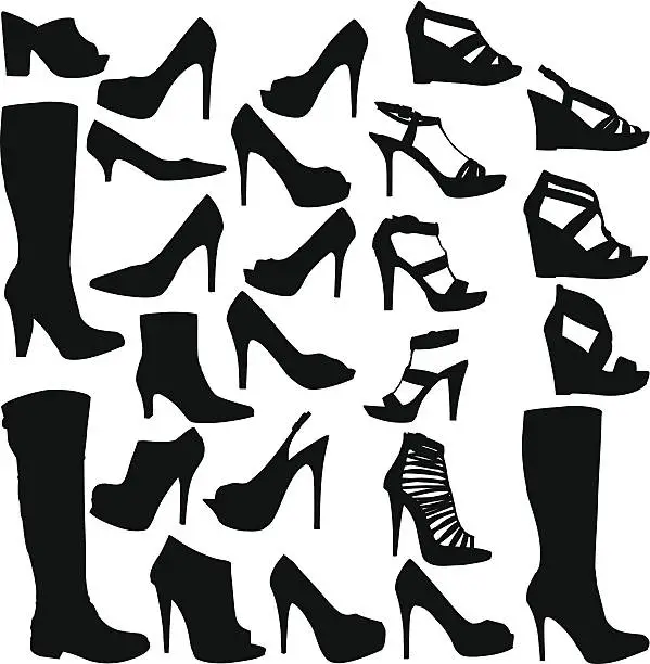 Vector illustration of Shoe Collection