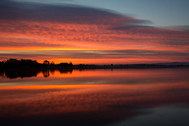 istock Reflection of  Burning Sky During Sunrise/Sunset 475715088