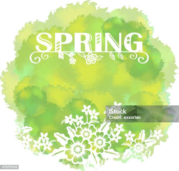 Spring Floral Background Stock Illustration - Download Image Now - Abstract, Aging Process, Beauty