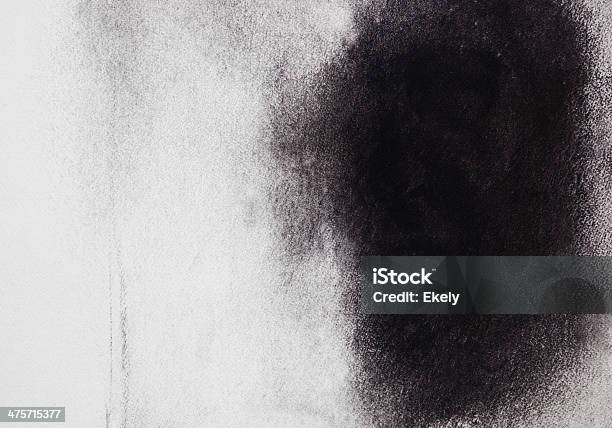 Abstract Painted Black Art Backgrounds Stock Photo - Download Image Now - Coal, Paper, Charcoal Drawing