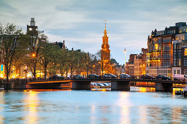 istock Overview of Amsterdam with Munttoren 475715742