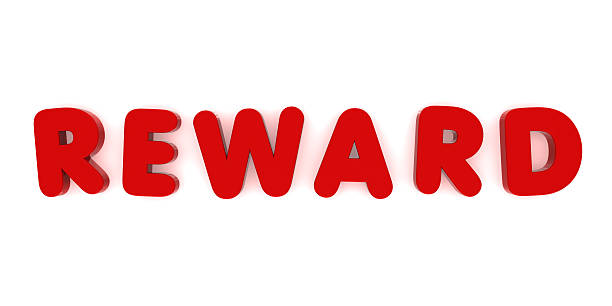istock REWARD Red Fridge Magnet Letters 475719336
