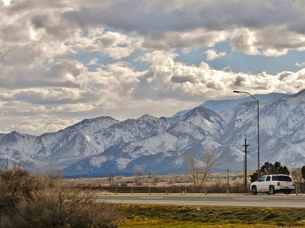 istock Road traveling thru Southern Utah 475725028