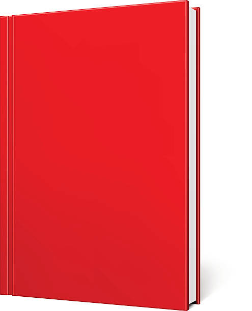 ilustrações, clipart, desenhos animados e ícones de livro vermelho em branco - white background isolated on white isolated book