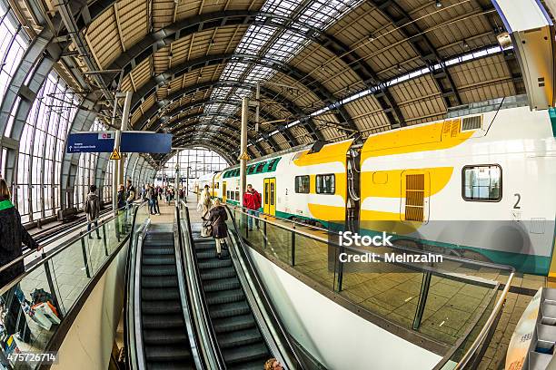 People Travel At Alexanderplatz Subway Station In Berlin Stock Photo - Download Image Now