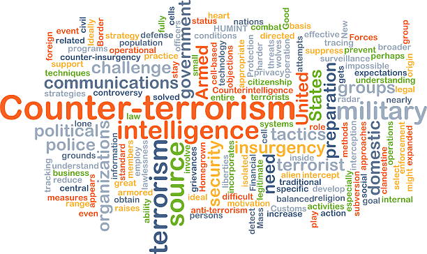 контртеррористические фон концепция - counter terrorism стоковые фото и изображения
