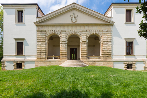 The Villa Pisani Bonetti is a patrician villa designed by Andrea Palladio, located in Bagnolo, a hamlet in the comune of Lonigo in the Veneto region of Italy.