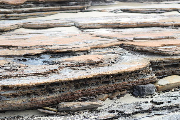 istock Sedimentary Rock, Tung Ping Chau, Hong Kong 475732094