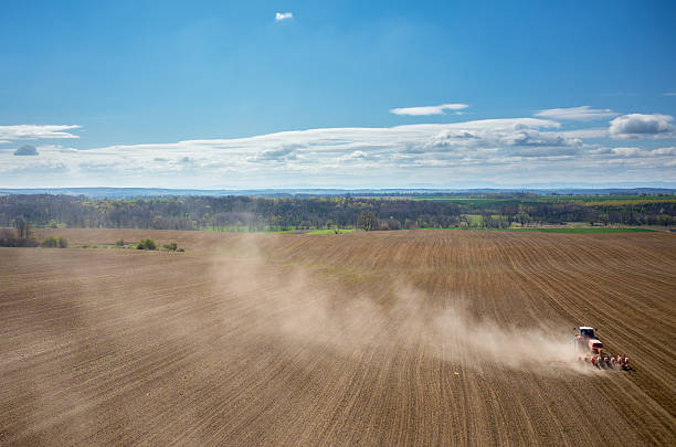 istock Aerial view of the field 475734634
