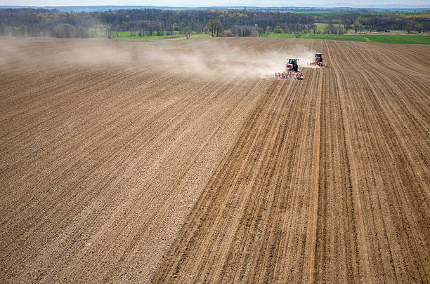 istock Aerial view of the field 475743636