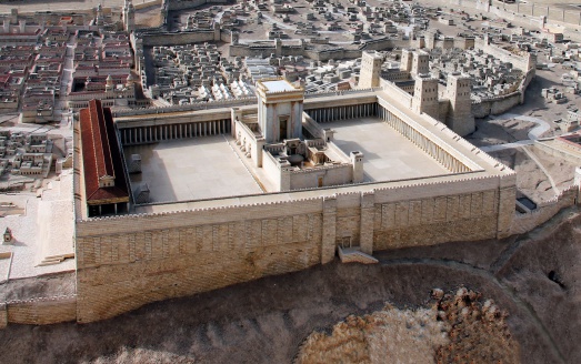 Templo de Jerusalén antigua y segundo photo