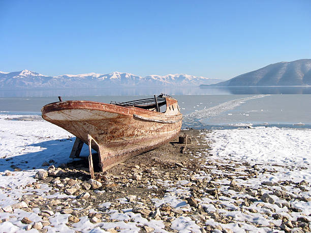 Picture of a Big Lake Prespa , Macedonia,