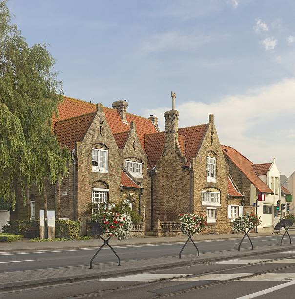 istock Picturesque Belgian small town 475750646