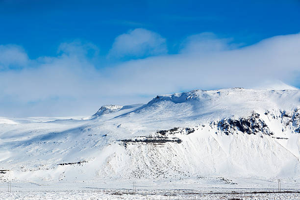 istock Snowy mountain landscape in Iceland 475751140