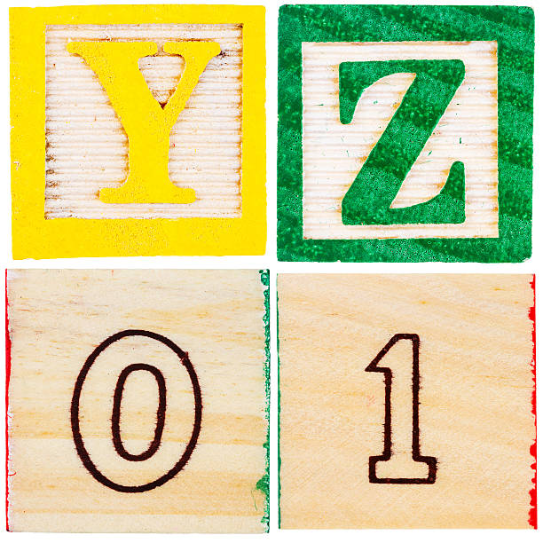 istock Wooden toy blocks with letters and numbers 475752110