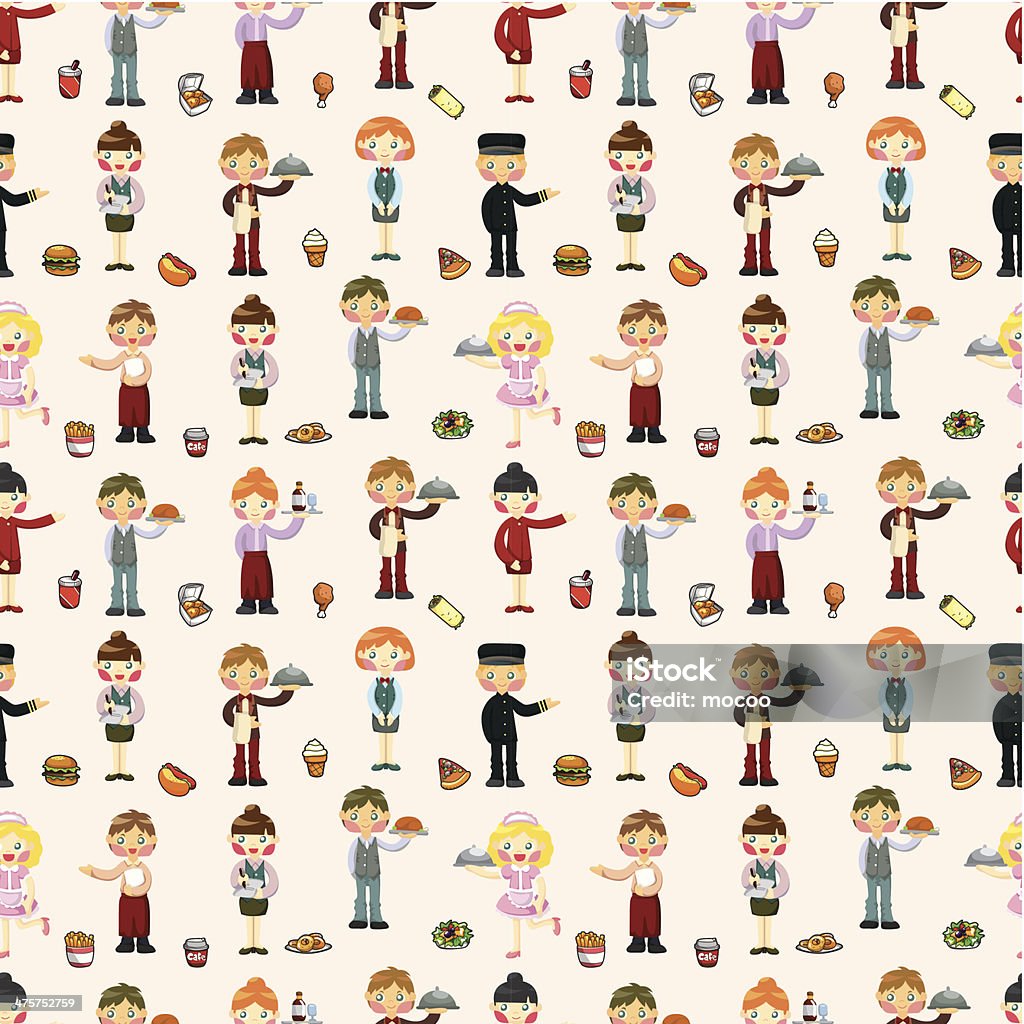 Restraunt Pattern Seamless Restaurant Pattern Stock Illustration - Download Image Now ...