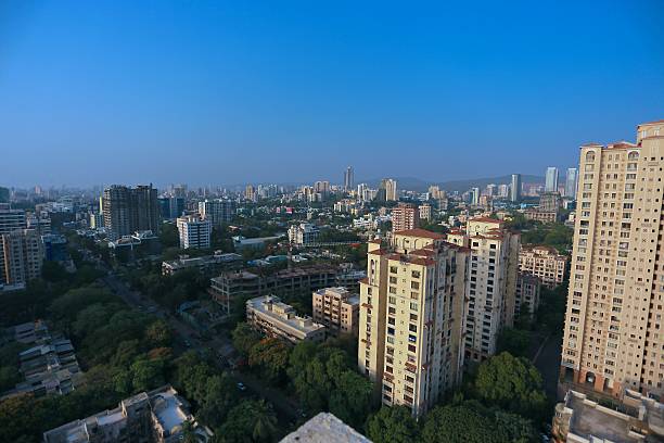 istock Mumbai top view from roof top, India. 475753446