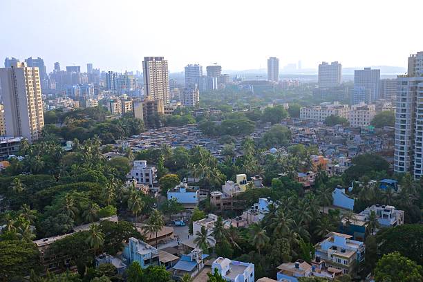 istock Mumbai top view from roof top, India. 475753452