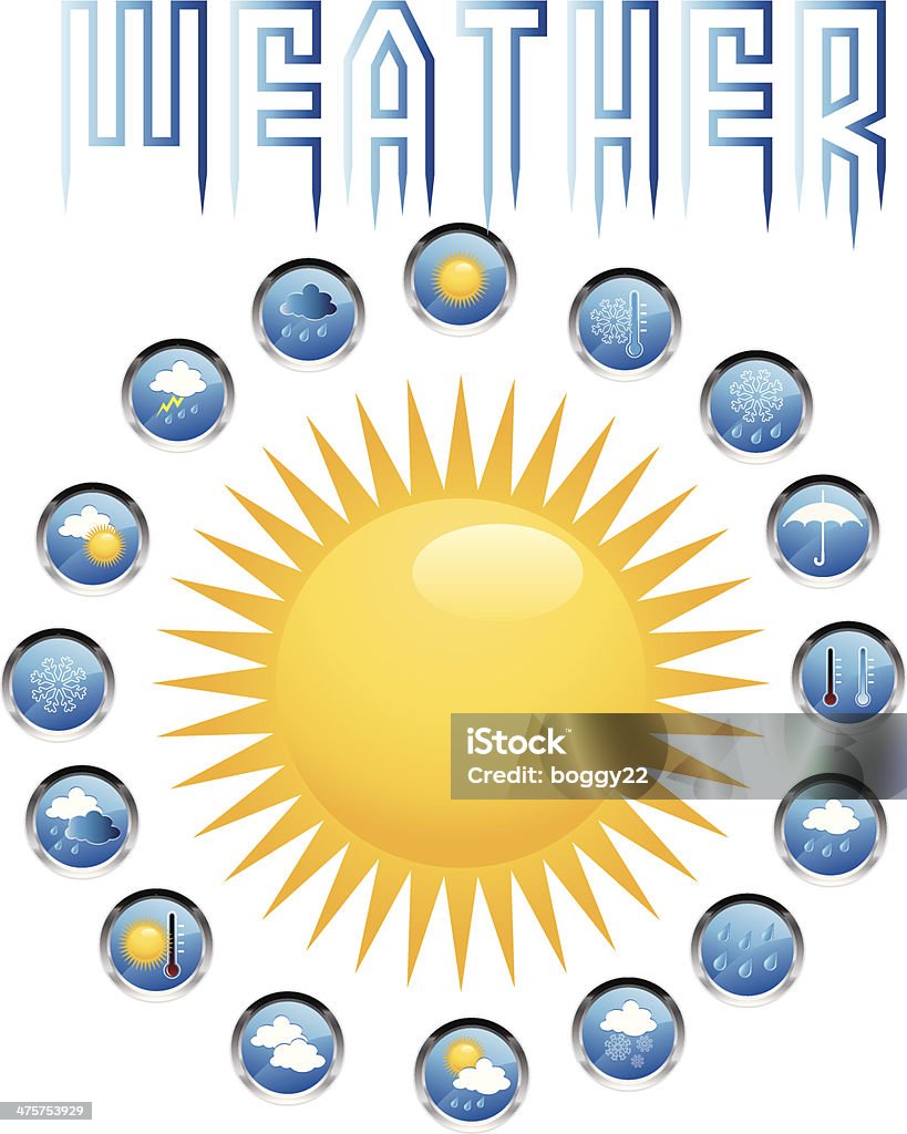 tiempo - arte vectorial de Calor libre de derechos