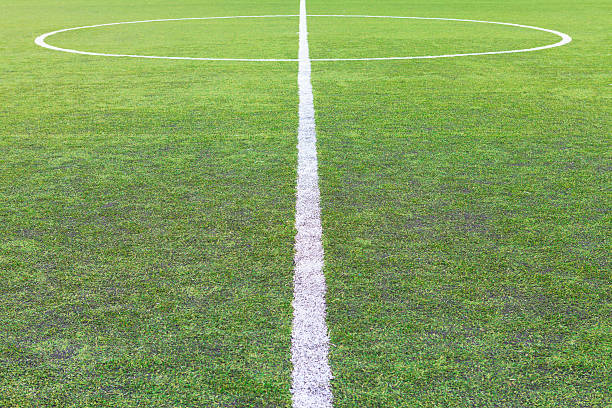 istock Center line on soccer field 475753977