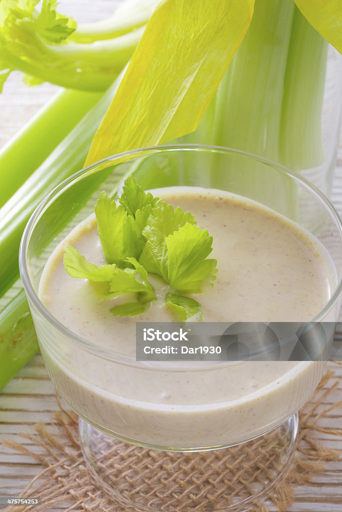 celery dippen celery dippencelery dippen Appetizer Stock Photo