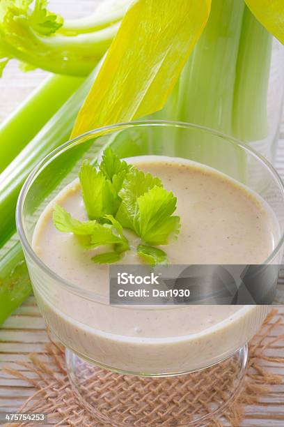 Celery Dippen Stock Photo - Download Image Now - Appetizer, Backgrounds, Bowl