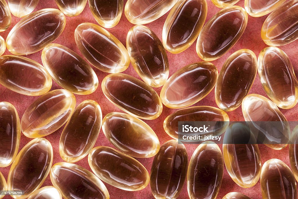 Cápsulas de aceite de suplemento - Foto de stock de Aceite de hígado de pescado libre de derechos