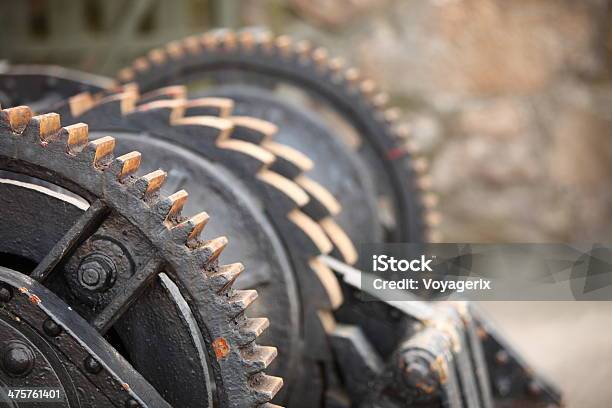 Cog Rodas De Aço De Engrenagens Mecânicas Ratchets - Fotografias de stock e mais imagens de Aço - Aço, Chave de Caixa, Cortar - Atividade
