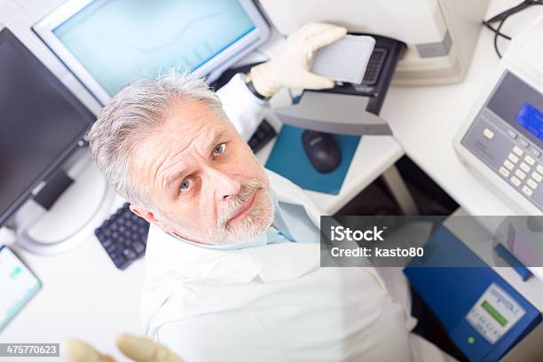 Life Science Researcher Stock Photo - Download Image Now - Scientist, Computer, Forensic Science