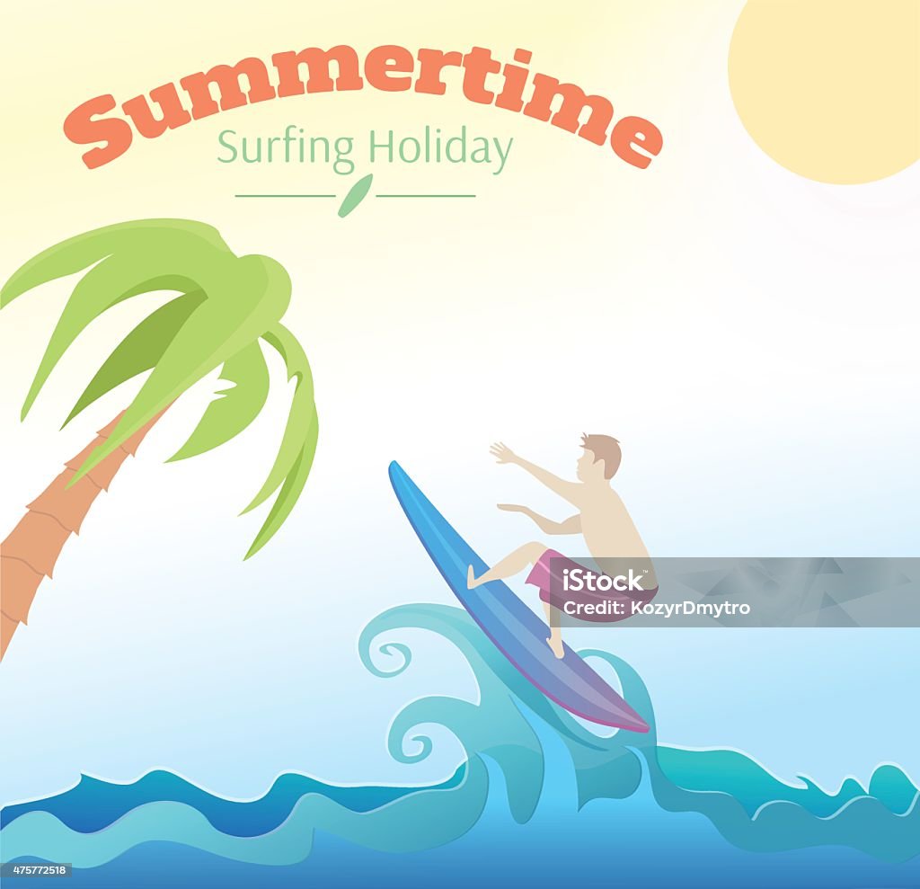 Text Surfer Surfer Wave Stock Illustration - Download Image Now - 2015, Activity ...
