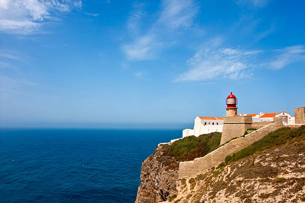 Cabo de São Vicente is most southwest point of Europe. Sagres, Portugal. Photo taken from Sagres fortress.
