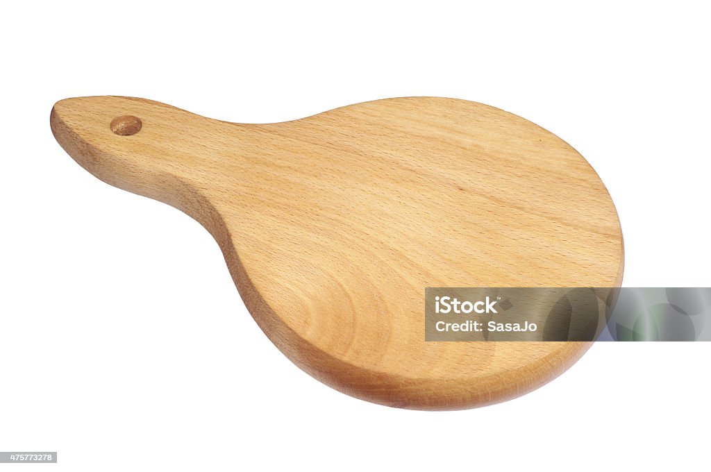 Wooden cutting board Wooden cutting board isolated on white background 2015 Stock Photo