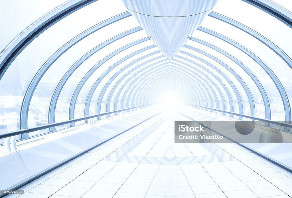 diminishing transparent hallway Abstract Stock Photo