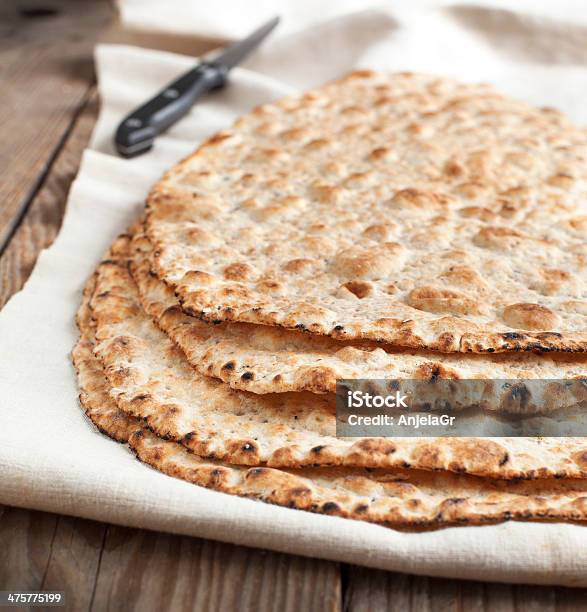 Sesame Seeded Flatbread Stock Photo - Download Image Now - Baking, Bread, Cereal Plant