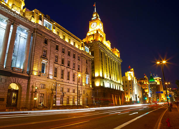 istock Shanghai in night time. View from bund 475778915