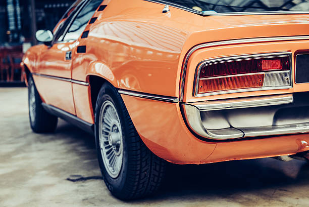 istock Rear view of a car 475779470