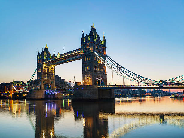 istock Tower bridge in London, Great Britain at sunrise 475781666