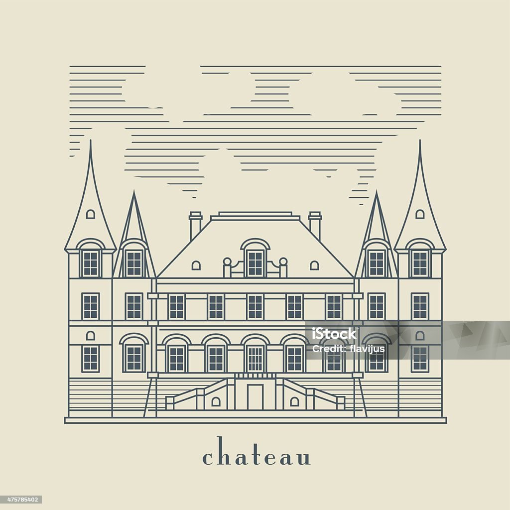 Retro Building Vector Asset Vintage Building Stock Illustration - Download Image Now - 2015 ...