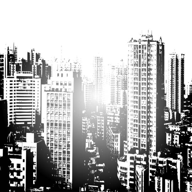 istock Panorama of the city cartoon 475787994