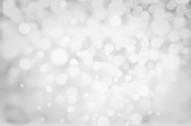 istock Grey Lights Festive background. Abstract Christmas twinkled 475789733